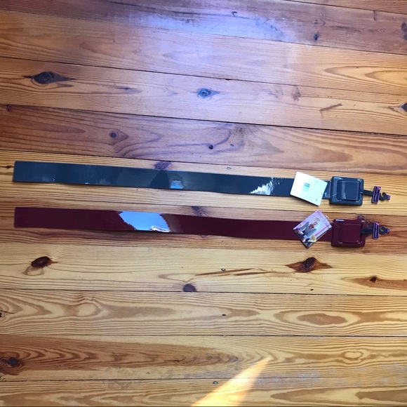 Betsey Johnson Red and Gray Belt Bundle, NWT, M/L - Picture 4 of 10